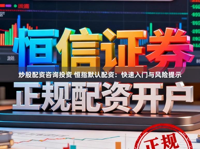 炒股配资咨询投资 恒指默认配资：快速入门与风险提示