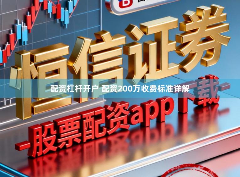 配资杠杆开户 配资200万收费标准详解